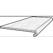 COREtec Pro Plus 48" Long Vinyl Glue Down Stair Tread - Sold by Piece (4 LF/Piece) Bromham Walnut