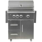 Coyote 55000 BTU 58 Inch Wide Natural Gas Free Standing Grill with Infinity Burners from the S-Series Stainless Steel