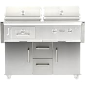 Coyote Cart for the Coyote C1HY50NG Grill Stainless Steel
