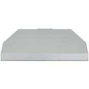 Coyote 36 Inch Wide Insert Range Hood with LED Lights and Baffle Filters Stainless Steel
