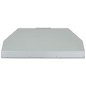 Coyote 42 Inch Wide Insert Range Hood with LED Lights and Baffle Filters Stainless Steel
