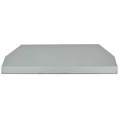 Coyote 48 Inch Wide Insert Range Hood with LED Lights and Baffle Filters Stainless Steel