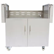 Coyote Cart for 42 Inch Wide Grills from the S Series Stainless Steel