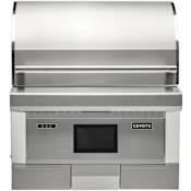 Coyote 28-Inch Wide Built-In Pellet Grill with Intuitive Touch Controls Stainless Steel