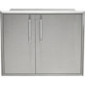 Coyote 31 Inch Dry Pantry with Beveled Trim Stainless Steel