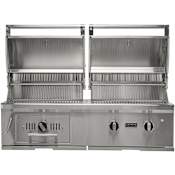 Coyote 30,000 BTU 50 Inch Wide Natural Gas Built-In Grill Stainless Steel
