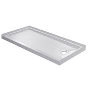 CRAFT + MAIN 60" x 32" Rectangular Shower Base with Single Threshold and Right Drain White