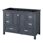 CRAFT + MAIN Brantley 48" Single Free Standing Wood Vanity Cabinet Only - Less Vanity Top Harbor Blue