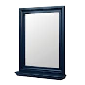 CRAFT + MAIN Cherie 23-1/8" W x 30" H Traditional Rectangular Framed Bathroom Wall Mirror Royal Blue