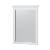 CRAFT + MAIN Hollis 24" W x 32" H Traditional Rectangular Framed Bathroom Wall Mirror White