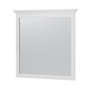 CRAFT + MAIN Hollis 32" W x 32" H Traditional Rectangular Framed Bathroom Wall Mirror White