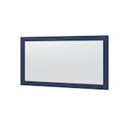 CRAFT + MAIN Lawson 60" W x 32" H Traditional Rectangular Framed Bathroom Wall Mirror Aegean Blue