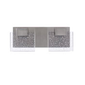 Craftmade Alamere 2 Light 13" Wide LED Vanity Light Brushed Polished Nickel