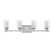 Craftmade Celeste 4 Light 27" Wide Vanity Light Brushed Polished Nickel