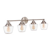 Craftmade Essex 4 Light 38" Wide Vanity Light Brushed Polished Nickel