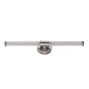 Craftmade Contrast 24" Wide LED Bath Bar Brushed Polished Nickel