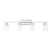 Craftmade Clark 4 Light 35" Wide Vanity Light Chrome