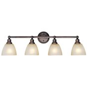 Craftmade Bradley 4 Light 33" Wide Vanity Light Bronze