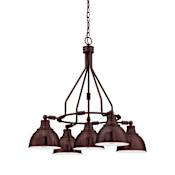 Craftmade Timarron 5 Light 30" Wide Chandelier Aged Bronze