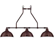 Craftmade Timarron 3 Light 11" Wide Billiard Chandelier Aged Bronze