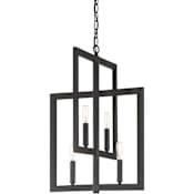 Craftmade Portrait 4 Light 16" Wide Candle Style Chandelier Espresso