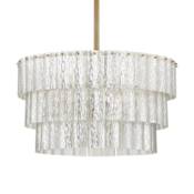 Craftmade Museo 9 Light 24" Wide Drum Chandelier Satin Brass