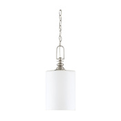 Craftmade Dardyn 8" Wide Mini Pendant Brushed Polished Nickel