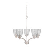 Craftmade Tyler 5 Light 25" Wide Chandelier Brushed Polished Nickel
