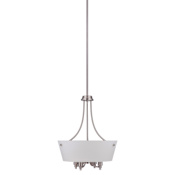 Craftmade Tyler 4 Light 19" Wide Pendant Brushed Polished Nickel