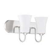 Craftmade Gwyneth 2 Light 18" Wide Vanity Light Brushed Polished Nickel