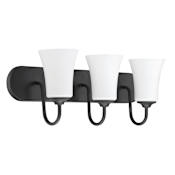 Craftmade Gwyneth 3 Light 24" Wide Vanity Light Flat Black