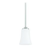 Craftmade Gwyneth 6" Wide Mini Pendant Brushed Polished Nickel