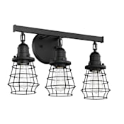 Craftmade Thatcher 3 Light 19" Wide Vanity Light Flat Black