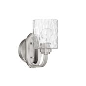 Craftmade Collins 9" Tall Wall Sconce Brushed Polished Nickel