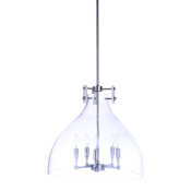 Craftmade Chardonnay 5 Light 20" Wide Pendant Brushed Polished Nickel