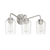 Craftmade Shayna 3 Light 22" Wide Vanity Light Brushed Polished Nickel
