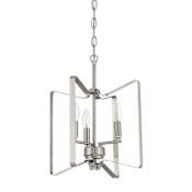 Craftmade Shayna 3 Light 13" Wide Taper Candle Style Chandelier Brushed Polished Nickel