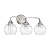 Craftmade Glenda 3 Light 23" Wide Vanity Light Brushed Polished Nickel