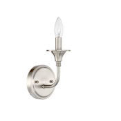 Craftmade Jolenne 8" Tall Bathroom Sconce Brushed Polished Nickel