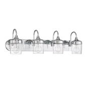 Craftmade Wrenn 4 Light 30" Wide Vanity Light Chrome