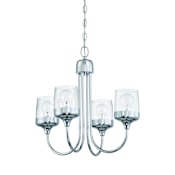 Craftmade Wrenn 4 Light 20" Wide Chandelier Chrome