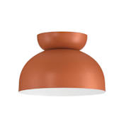 Craftmade Ventura Dome 11" Wide Flush Mount Ceiling Fixture Baked Clay