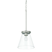 Craftmade Connell 10" Wide Pendant Brushed Polished Nickel