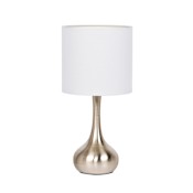 Craftmade 17" Tall Accent Table Lamp Brushed Polished Nickel
