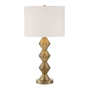 Craftmade 27" Tall Accent Table Lamp Satin Brass