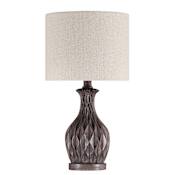 Craftmade 18" Tall Vase Table Lamp Painted Brown