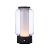 Craftmade 11" Tall Rechargeable LED Column Outdoor Lamp - Midnight Midnight