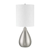 Craftmade Leri 29" Tall Buffet Table Lamp Brushed Polished Nickel