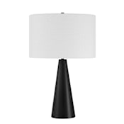 Craftmade Keefer 26" Tall Buffet Table Lamp Flat Black