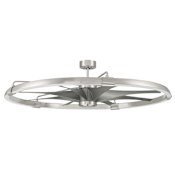 Craftmade Axel 52" Wide LED 8 Blade Smart Fandelier Brushed Polished Nickel